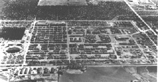 Aerial View of Crystal City Texas Internment Camp